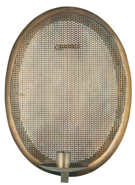 Antique Brass Wall Candle Holder