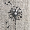Linen Bookmark - Dandelion