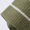 Set of Two Olive Green Waffle Dish Cloths