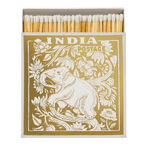 Archivist Gallery Large Square Matches Elephant Stamp