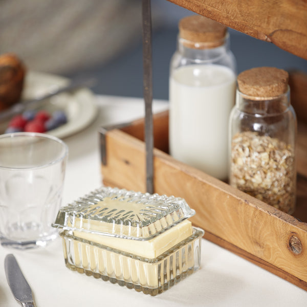 Glass Butter Dish