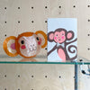 Japanese Paper Balloon Card - Monkey