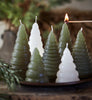 Christmas Tree Candle - Ivory and Green