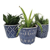 Plant Pot Delphi Midnight Blue - Large