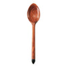 Rosewood Egg Spoon with Black Horn Tip