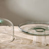 Recycled Glass Cake Stand and Dome