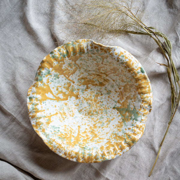 Large Natural Melange Terracotta Bowl