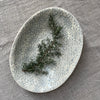 Wonki Ware Large Pebble Oval Platter - Duck Egg Lace