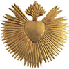 Large Brass Sacred Heart Imperial Boncoeurs France
