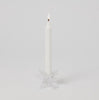 Clear Glass Star Candle Holder﻿
