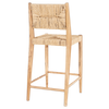 Acacia and Munja Grass Counter Chair or Bar Stool