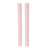 Pair of Spiral Dinner Candles Pink