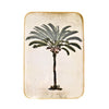 Enamelled Palm Tree Tray - Large - Boncoeurs