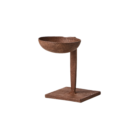 Rusty Iron Tealight Stand - Two Size Options
