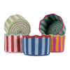 Tulip Basket - Braided Rug Company - Tutti Fruiti