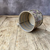 Small Handmade Ceramic Mug by Virginia Graham - Floral with Stripes