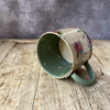 Small Handmade Ceramic Mug by Virginia Graham - Floral with Spots