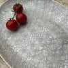 Wonki Ware Large Meat Platter - Warm Grey Lace