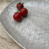 Wonki Ware Large Meat Platter - Warm Grey Lace