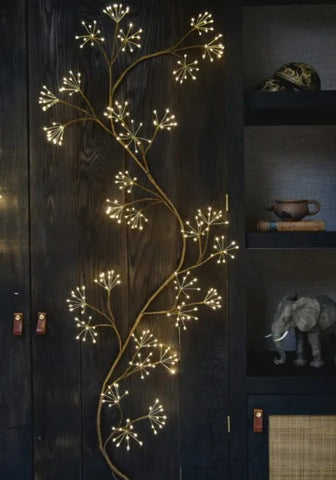 LED Woodland Ivy Garland - Brown - Mains