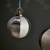 Etched Gold Stripe Giant Baubles - Two Size Options
