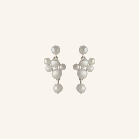 Treasure&nbsp;Earrings - Silver - Pernille Corydon