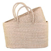 large woven seagrass shopping beach storage basket