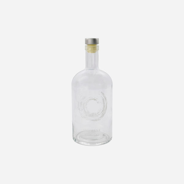 Glass Water Bottle with Lid Still