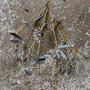 Large Hanging Mistletoe Bunch Walther & Co Denmark Brass and Zinc