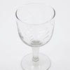 stemmed gin glass hand etched house doctor