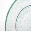Bubble Glass Plate - Small - Aqua Blue or Green