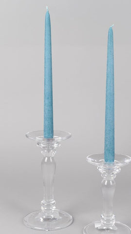 Simple Glass Candlesticks for Dinner or Pillar Candle - Greige - Home & Garden - Chiswick, London W4 