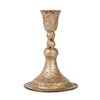 Little Antiqued Gold Candlestick - Greige - Home & Garden - Chiswick, London W4 
