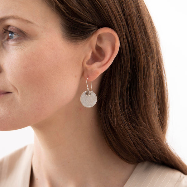 Precious Smokey Quartz Silver Earrings - A Beautiful Story