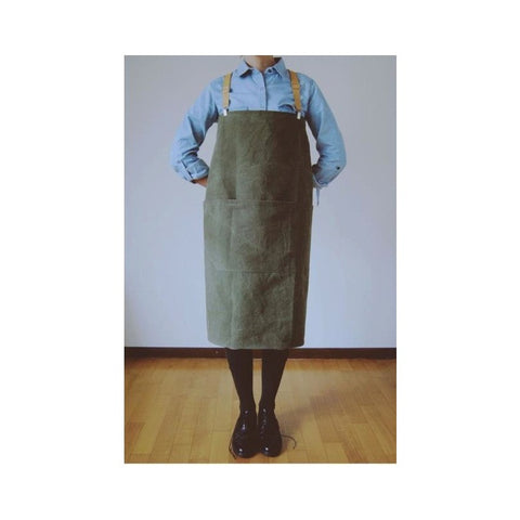 Apron with Braces - Greige - Home & Garden - Chiswick, London W4