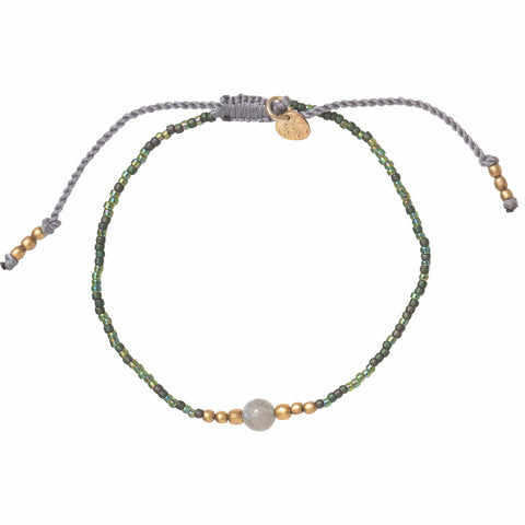 Iris Labradorite Gold Bracelet - A Beautiful Story