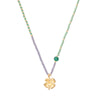 Feel Aventurine Gold Coloured Necklace - A Beautiful Story