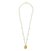 Feminine Labradorite Dragonfly Gold Necklace - A Beautiful Story