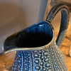 Ceramic Urchin Pitcher - Blue