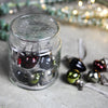 Little Glass Baubles in a Glass Jar - Clear Crackle or Mixed Colours - Greige - Home & Garden - Chiswick, London W4 
