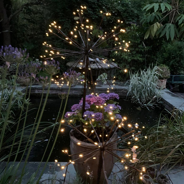 Dandelion Solar LED Outdoor Stake Light