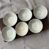 Wonki Ware Handmade Ceramics Ramekin Dish Duck Egg Lace Pattern