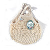 French Cotton String Shopping Market Bag Ecru Mini