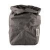 Washable Paper Bag from Italy - Dark Grey - Greige - Home & Garden - Chiswick, London W4 