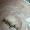 Large Ceramic Salad Bowl Pink Wash Glaze Wonki Ware South Africa handmade