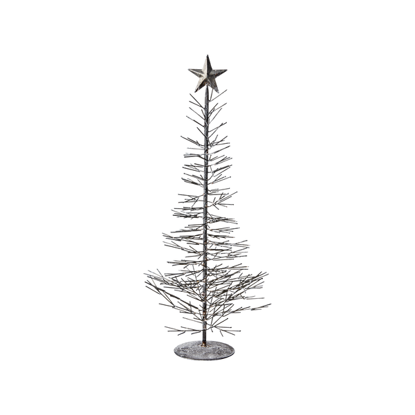Rustic Galvanised Metal Christmas Tree from Sweden
