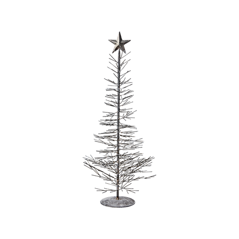 Rustic Galvanised Metal Christmas Tree from Sweden