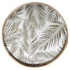 Round Fern Leaf Mirrored Tray - 44.5cm