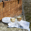 Fitted Rattan Picnic Basket for Four People