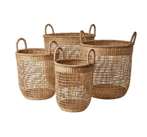 Openweave Seagrass Baskets - Greige - Home & Garden - Chiswick, London W4